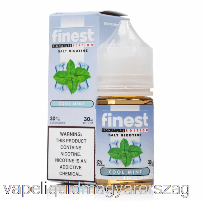 Cool Menta – A Legfinomabb Signature Edition Salt Nic – 30ml 50mg Vape Toll
